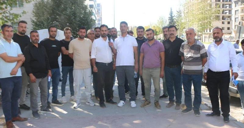 Adıyaman da 150 işçi 5 aydır maaş alamıyor: İl Müdürlüğü önünde protesto