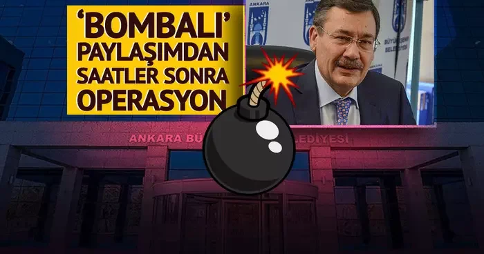Bombalı paylaşımdan saatler sonra operasyon! Akıllara aynı soru geldi: Melih Gökçek ABB operasyonunu önceden mi haber verdi?