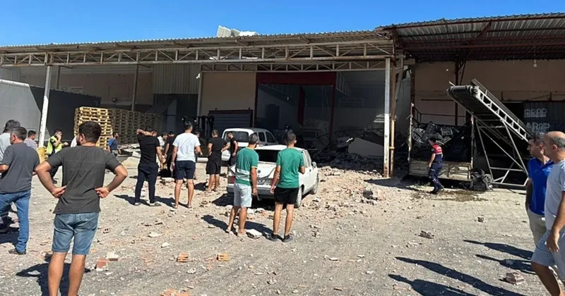 Oksijen tüpü bomba gibi patladı
