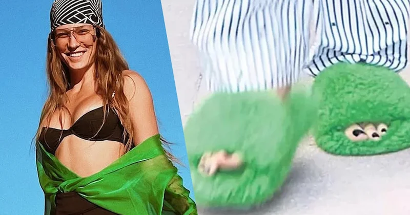 Serenay Sarıkaya nın terlikleri 50 bin lira Sözcü Gazetesi