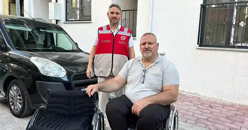 Milli sporcunun çalınan tekerlekli sandalyesi, aynı gün bulunup teslim edildi