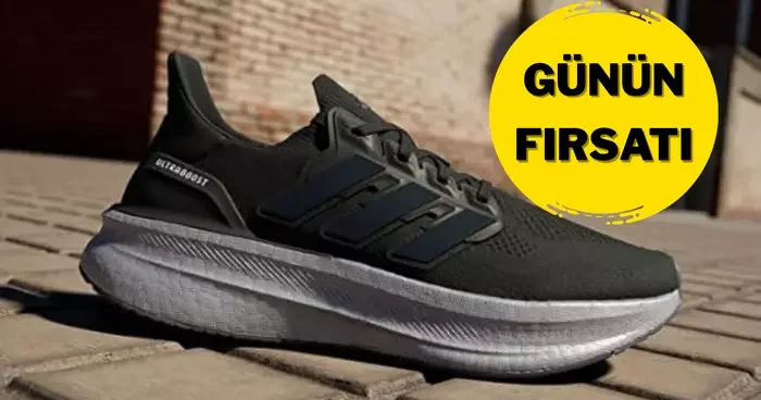 Hafif, dayanıklı ve şık! Adidas Ultraboost 5 Erkek Koşu Ayakkabısı indirime girdi