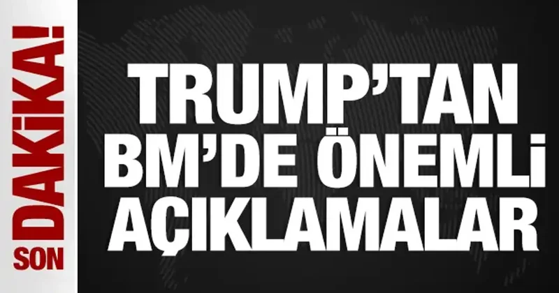 Donal Trump, BM Genel Kurulu nda konuşuyor