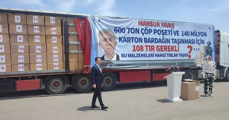 Mansur Yavaş’ın karton bardak skandalı! Rakamlarla büyük hırsızlık ortaya serildi