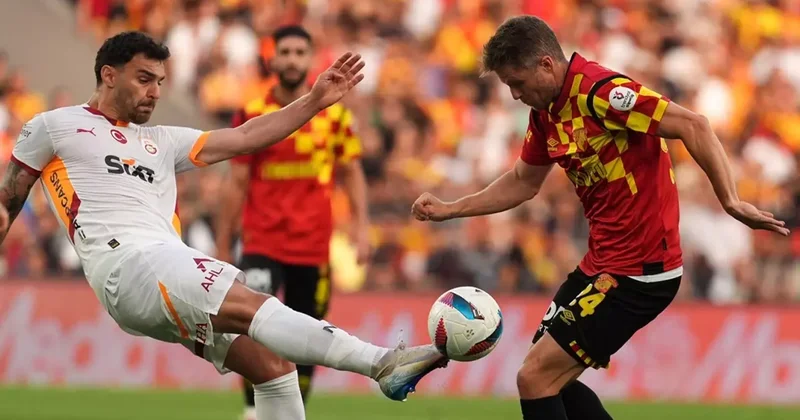 İzmir de kazanan Galatasaray! Kaan Ayhan muhteşem frikik golüyle takımına 3 puanı getirdi