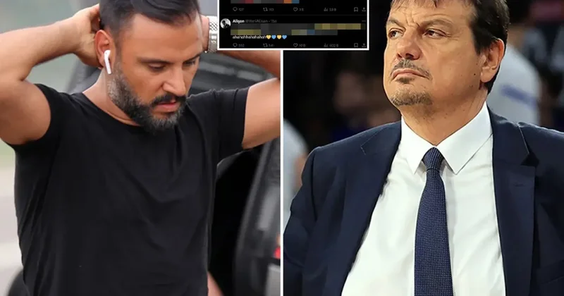 Maç biter bitmez telefona sarıldı! Fenerbahçeli Alişan dan Ergin Ataman a olay tweet