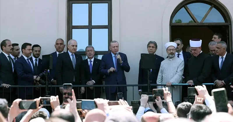 Başkan Erdoğan, İshak Ağa Camii açılışına katıldı