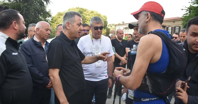İlk kez düzenlenen Efeler Yolu Ultra Trail başladı İzmir Haberleri