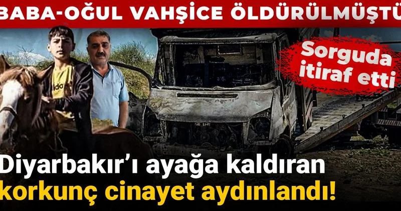 Diyarbakır’ı ayağa kaldıran korkunç cinayet aydınlandı! Sorguda itiraf etti