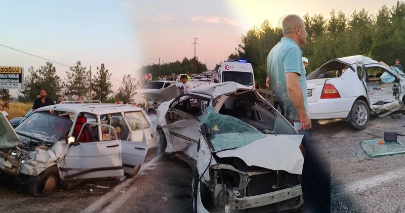 4 araç birbirine girdi: Osmaniye’de can pazarı