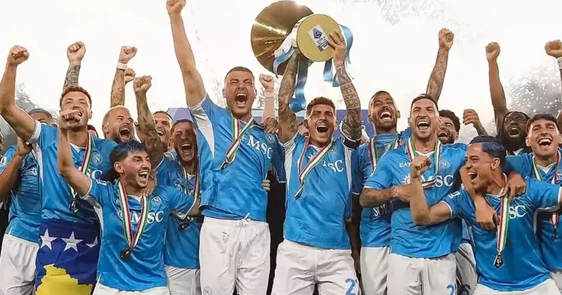 Napoli won the Italian Serie A title! For the fourth time in history...