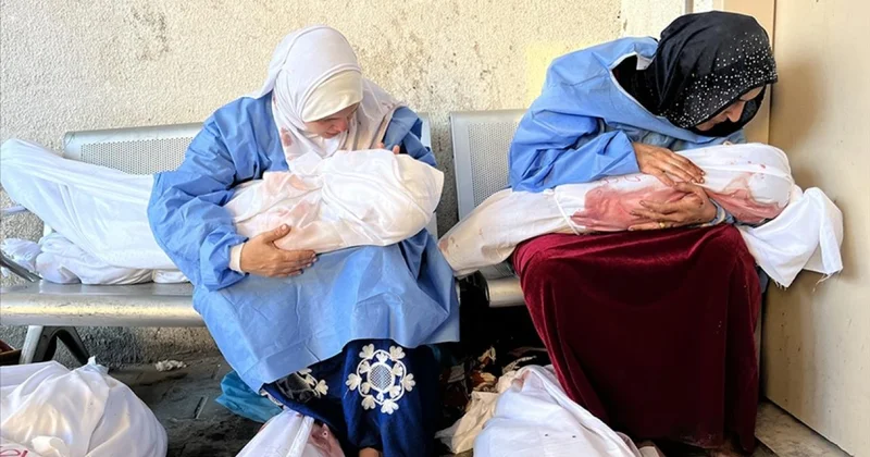 Filistinli kadın doktor, soykırımcı İsrail in saldırısında 9 çocuğunu kaybetti