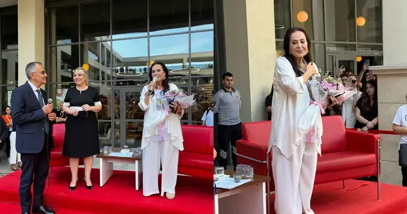 Türkan Şoray öğrencilerle bir araya geldi