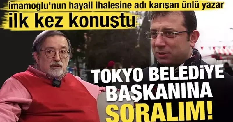 İmamoğlu nun hayali ihalesine adı karışan ünlü yazar ilk kez konuştu!