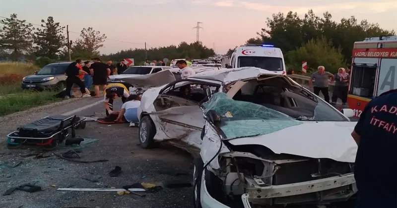 Osmaniye de zincirleme kaza! 1 kişi hayatını kaybetti, 6 yaralı var