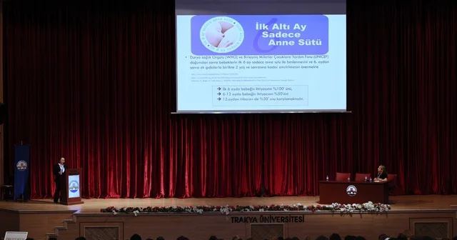 Trakya Üniversitesinde Anne Sütü ve Emzirme Sempozyumu gerçekleştirildi Edirne Haberleri