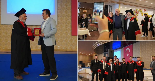 71 yaşındaki mühendis dördüncü üniversitesinden mezun oldu: Hedefinde beşincisi var Isparta Haberleri