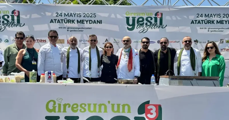 Giresun’da 3. Yeşil Lezzetler Festivali başladı: Yöresel tatlarla şehir coştu!