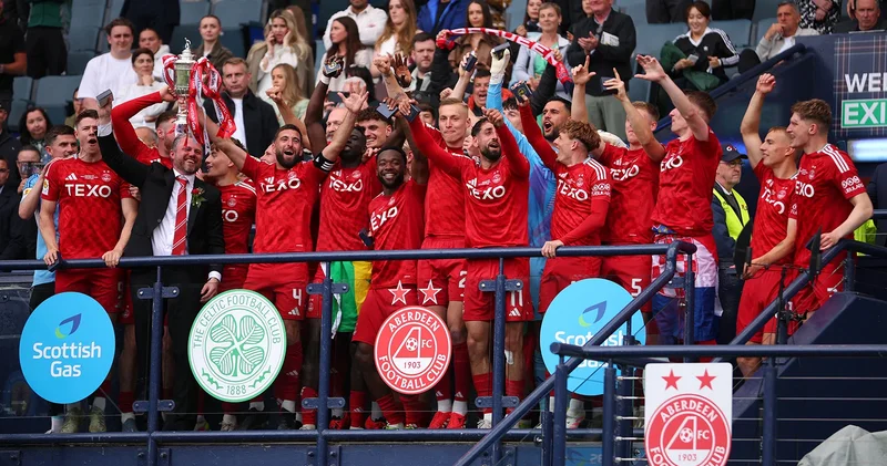 İskoçya Kupası nda büyük sürpriz! Aberdeen, Celtic i yenerek şampiyon oldu