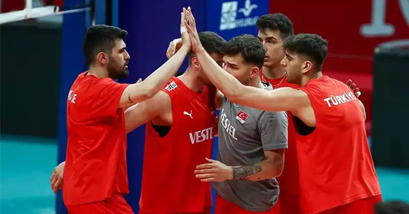 A Milli Erkek Voleybol Takımı ndan net galibiyet Voleybol Haberleri Spor