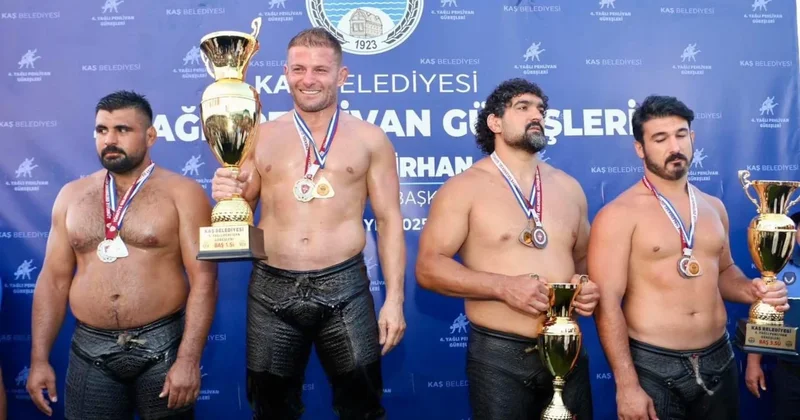 Kaş ta başpehlivan İsmail Balaban Sözcü Gazetesi