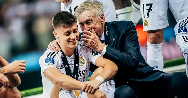 Arda Guler said an emotional farewell to Carlo Ancelotti!