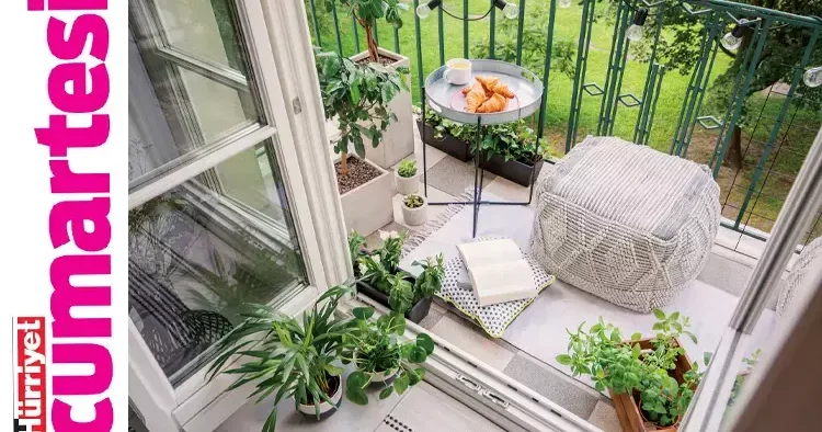 En tarz balkon sefası