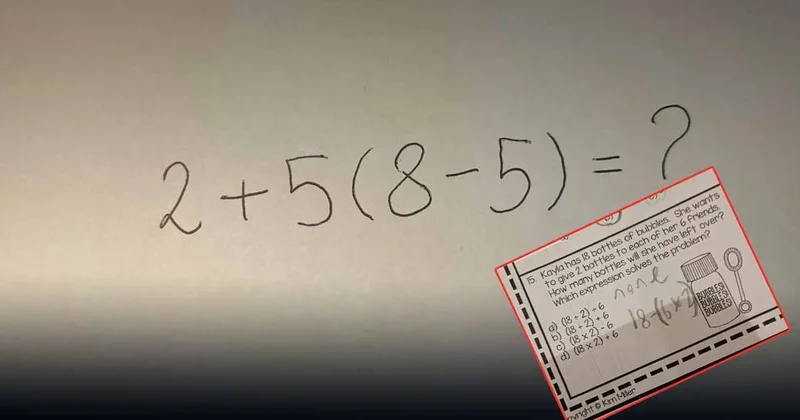 İnsanlar basit bir matematik denkleminin doğru cevabı konusunda uzun süre tartıştı! Sonuç çok geçmeden anlaşıldı Sözcü Gazetesi