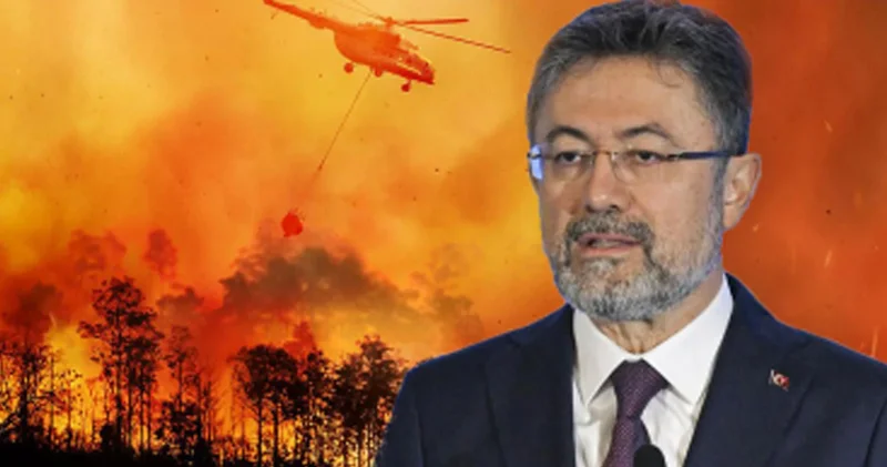 Tarım ve Orman Bakanı Yumaklı dan orman yangını uyarısı!