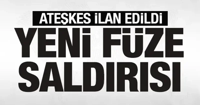 Son dakika: İsrail İran arasında ateşkes ilan edildi! Füzeler peş peşe fırlatıldı!