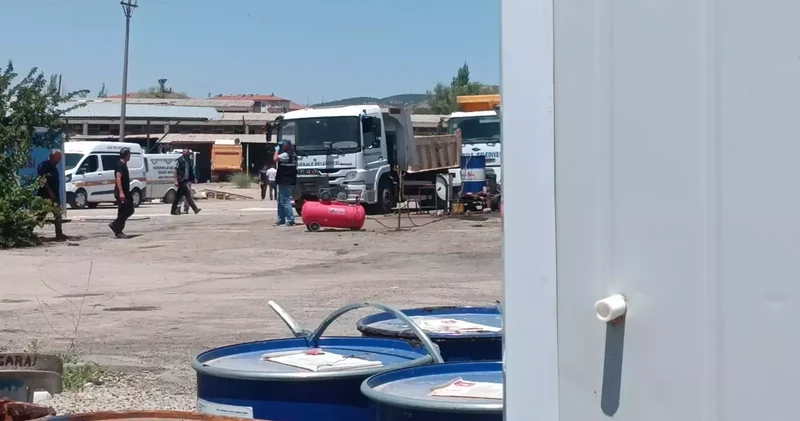 Kırıkkale de köpük tankı patladı; 1 ağır yaralı
