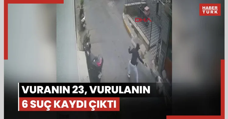 Beyoğlu nda kıraathane önünde silahlı saldırı kamerada