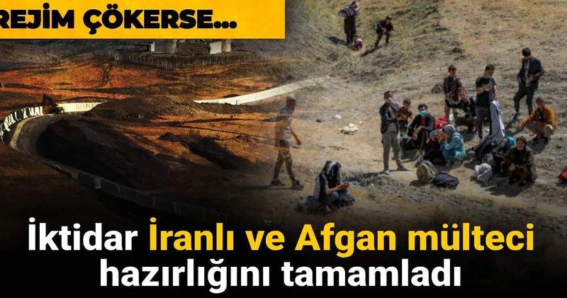 İktidar İranlı ve Afgan mülteci hazırlığını tamamladı: Rejim çökerse...