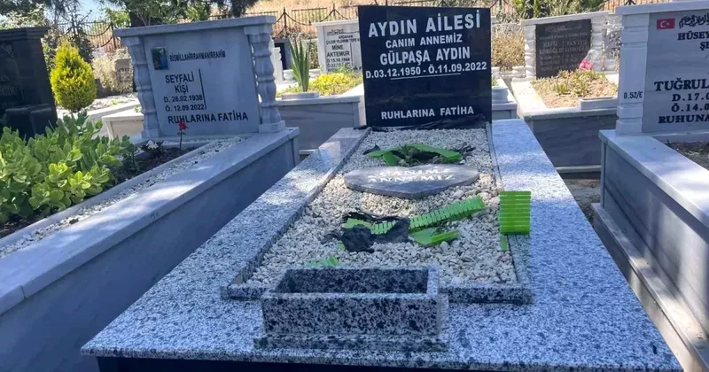 Annesinin mezarını 20 kez tahrip ettiler