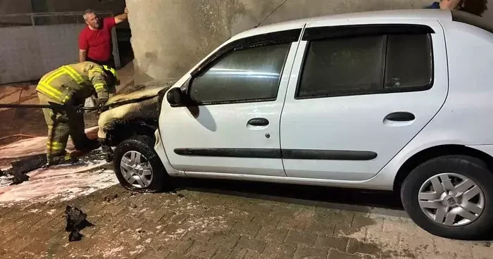 Susurluk’ta araç yangını