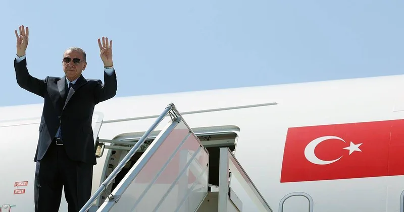 NATO zirvesi için yola çıkan Erdoğan Hollanda da