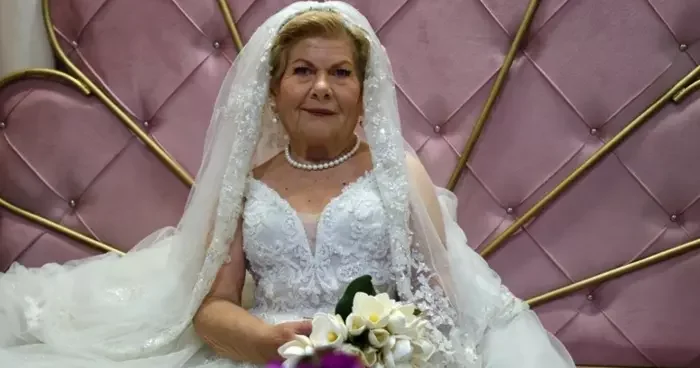 Herkes onu bu fotoğrafla tanıdı! 82 yaşında gelinlik giyip düğün yapmıştı! Cesedi çalılıkta bulundu