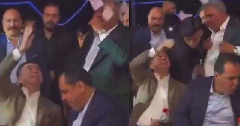 Krizin ortasında şatafat: Başkanlar düğünde para saçtı Sözcü Gazetesi