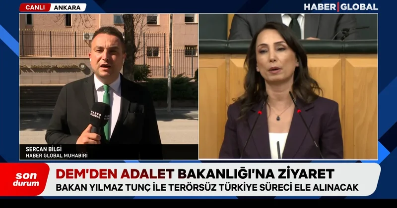 DEM den Adalet Bakanlığı na ziyaret