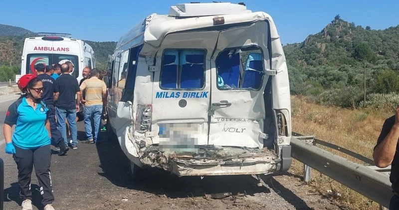 Facianın izi! Minibüste can pazarı! Son dakika haberler Son dakika haberleri