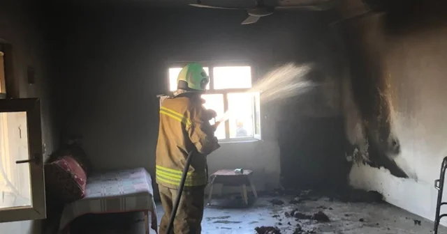 Ev yangınında eski muhtar öldü Mardin Haberleri