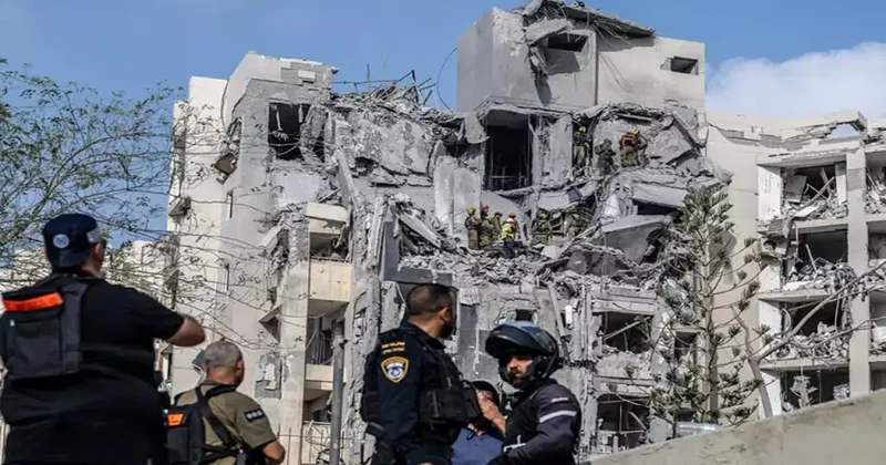 Ateşkes ilanı sonrası füze yağmuru! Bölgeden sıcak kareler