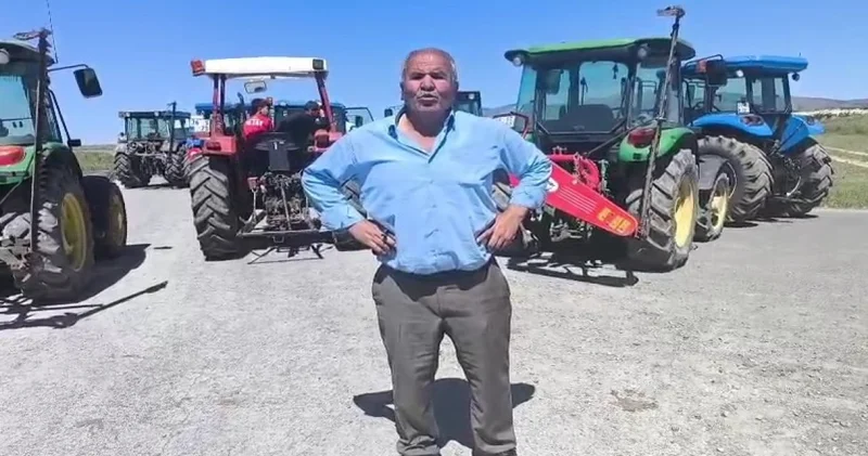 Kars’ta köylüler yol kesip eylem yaptılar