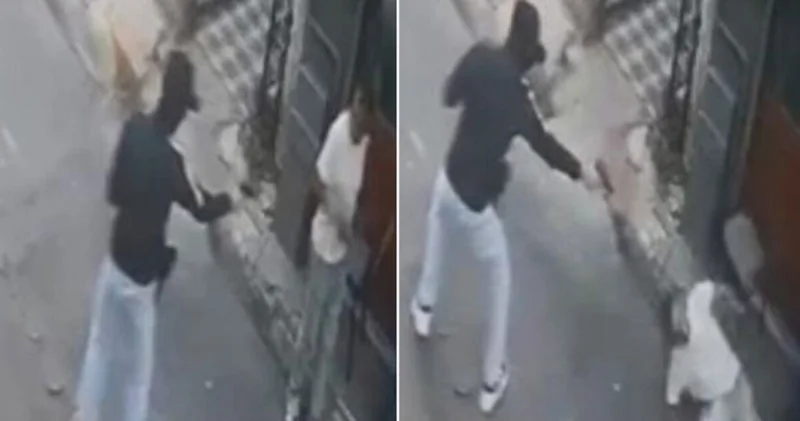İstanbul da dehşet kamerada! Kıraathane önünde husumet kurşunu SON DAKİKA HABERLER Son dakika haberleri