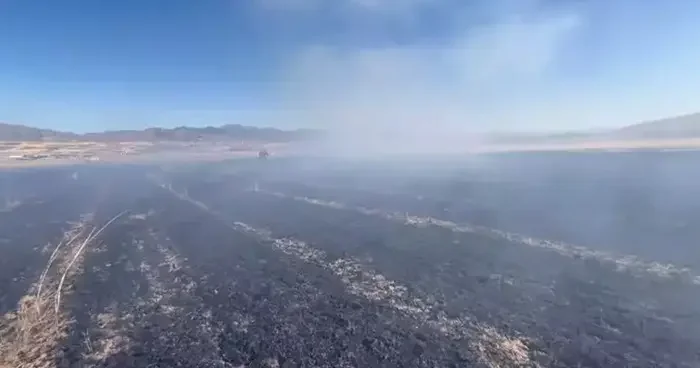 Elazığ’da ekili 60 dönüm arpa yandı