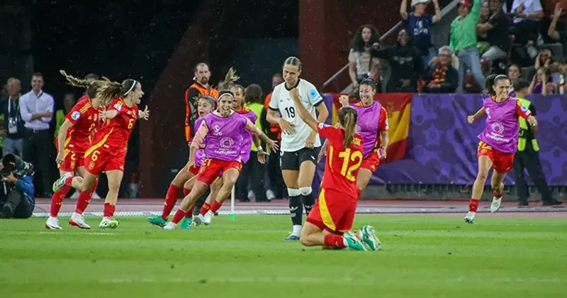 Spain edges Germany in extra time to head their first ever Women s Euro final