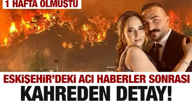 Eskişehir deki yangında kahreden detay! Daha bir hafta olmuştu...