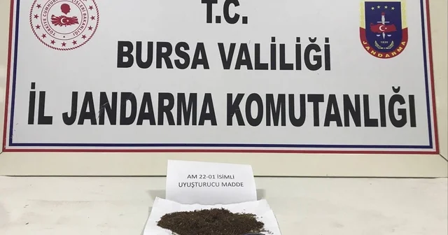 Jandarmadan kaçan şüphelide uyuşturucu bulundu Bursa Haberleri