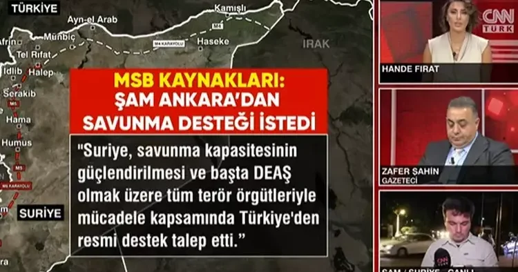 Hande Fırat, Ankara nın Şam a vereceği askeri desteğin detaylarını canlı yayında açıkladı