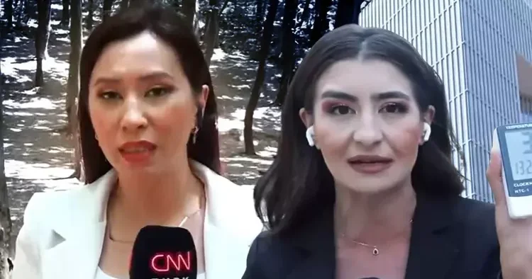 İstanbul da şaşkına çeviren görüntü! CNN TÜRK muhabirleri 1 km lik mesafede ekrana getirdi... Prof. Dr. Orhan Şen farklı değerlerin nedenini açıkladı